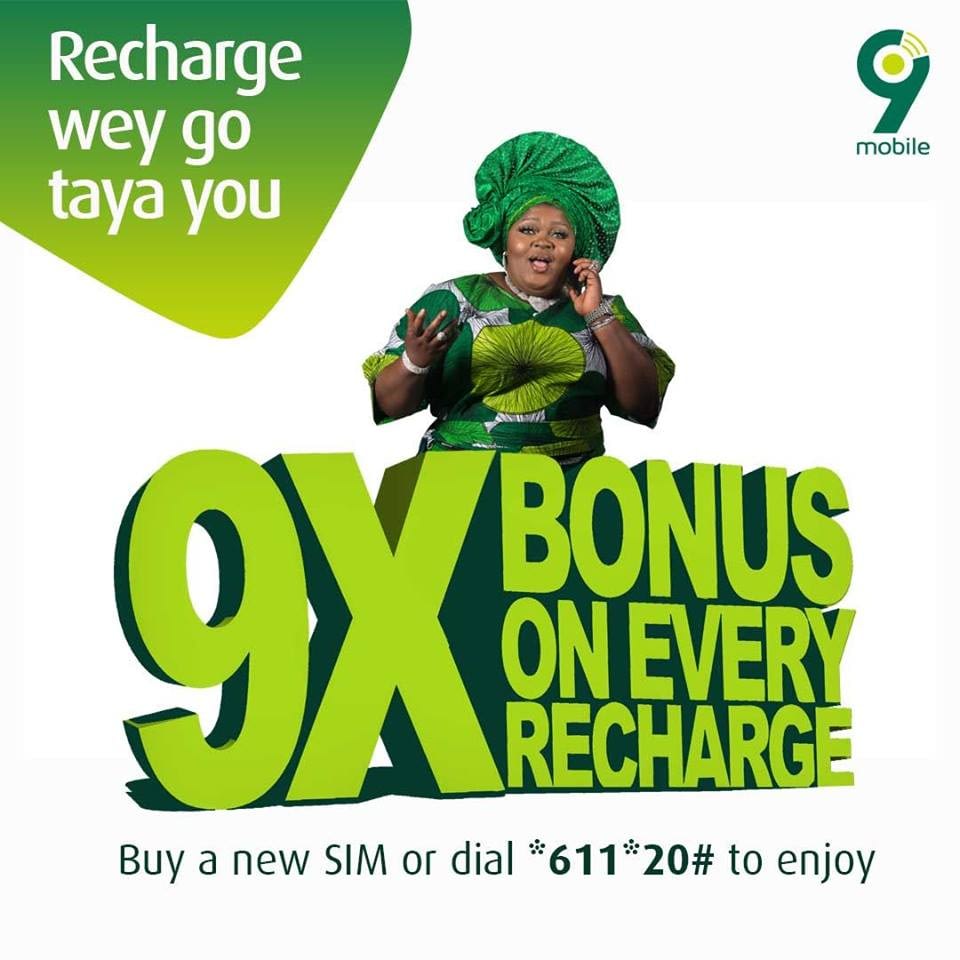 9mobile Recharge bonus